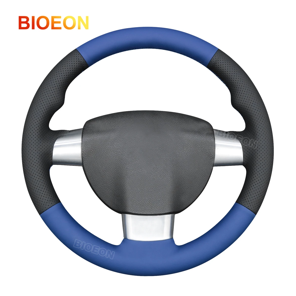 Фото Кожаный чехол на руль Bioeon для Ford Focus MK2 ST 2005-2011 / Focus RS 2009-2011 №1