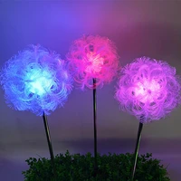 dandelion lawn lamps waterproof led bulbs stainless steel solar antern spot light garden track landscape wedding props backdrop