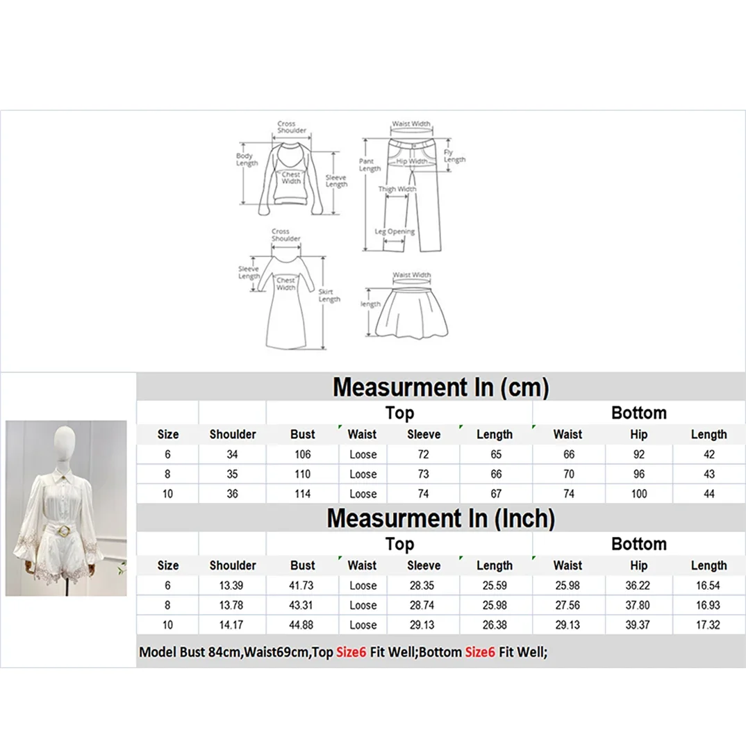 Женский офисный костюм белая однотонная блузка с длинным рукавом и шорты