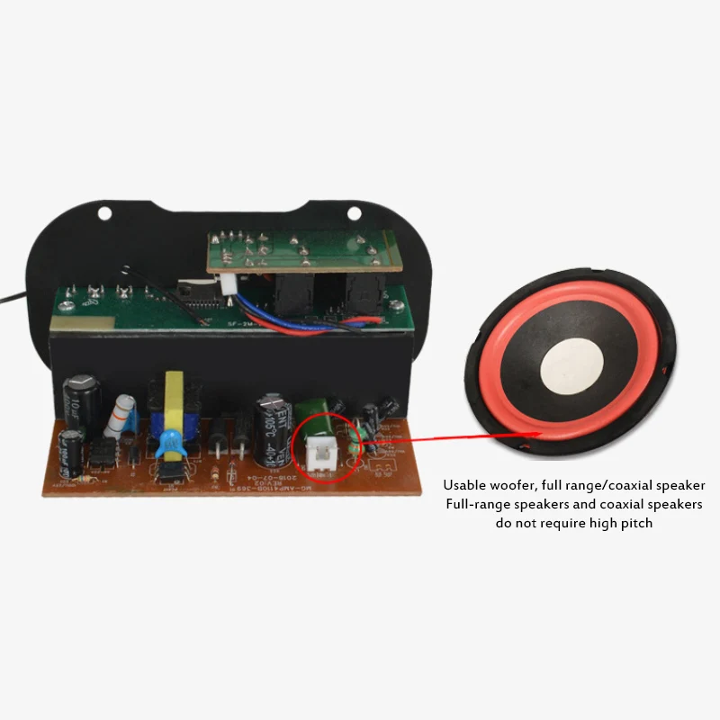 20W 12V 220V Car Digital Amplifier Two-Purpose Amplifier Board Audio Bluetooth Power DIY Subwoofer Mono BT Function 5 Inch images - 6