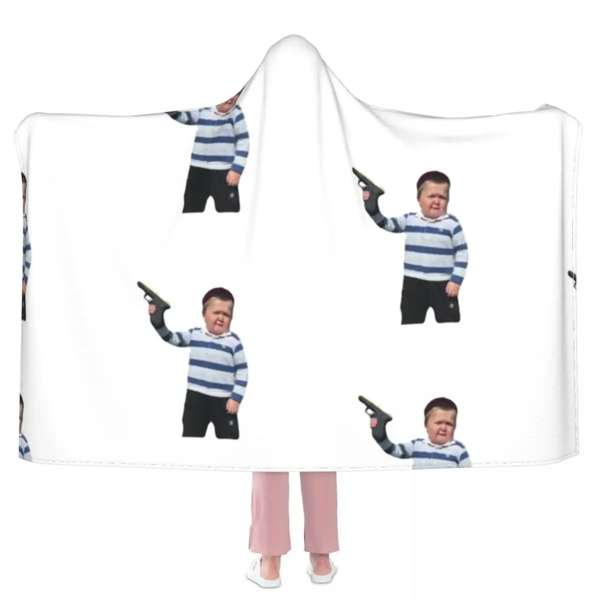 

Одеяло Hasbulla Tiktok, модное роскошное флисовое летнее мягкое покрывало с капюшоном в стиле знаменитостей