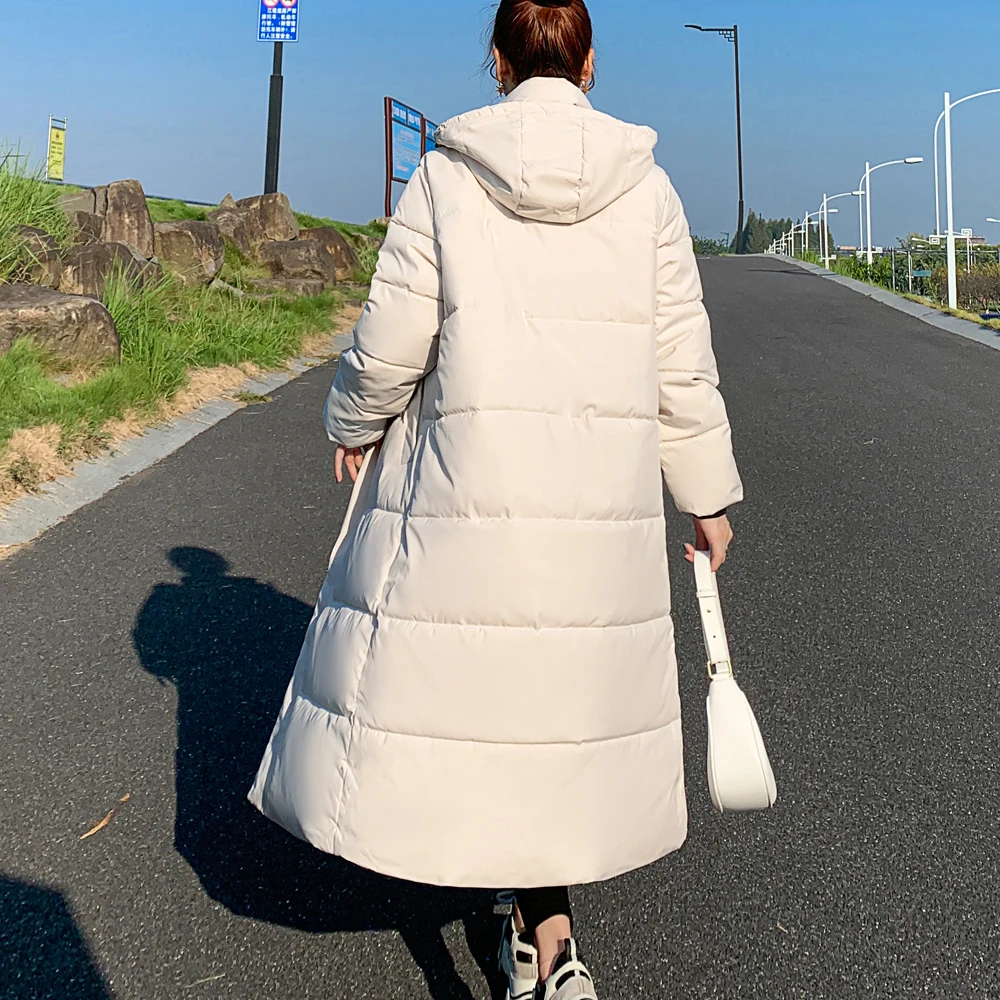 New Causal Fashion 2022 Women Winter Jacket Warm Parkas Female Coat Cotton Padded Parka Jacket Hooded Outwear Women Clothing