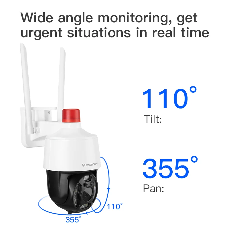 Продажа Vstarcam Новая Wi-Fi 5X 5MP полноцветная PTZ IP-камера ИК цветная Ночная ONVIF Водонепроницаемая скоростная система видеонаблюдения с автоматическим отс...
