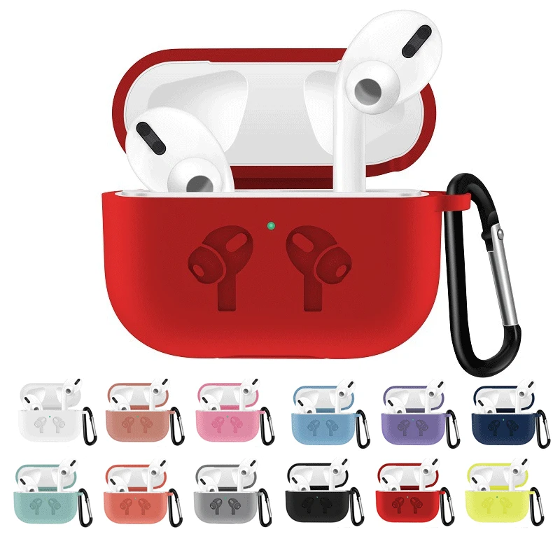 

Silicone Case for Apple AirPods Pro Wireless Bluetooth Earphone Case for Airpod Pro Earphone Protection Accessories