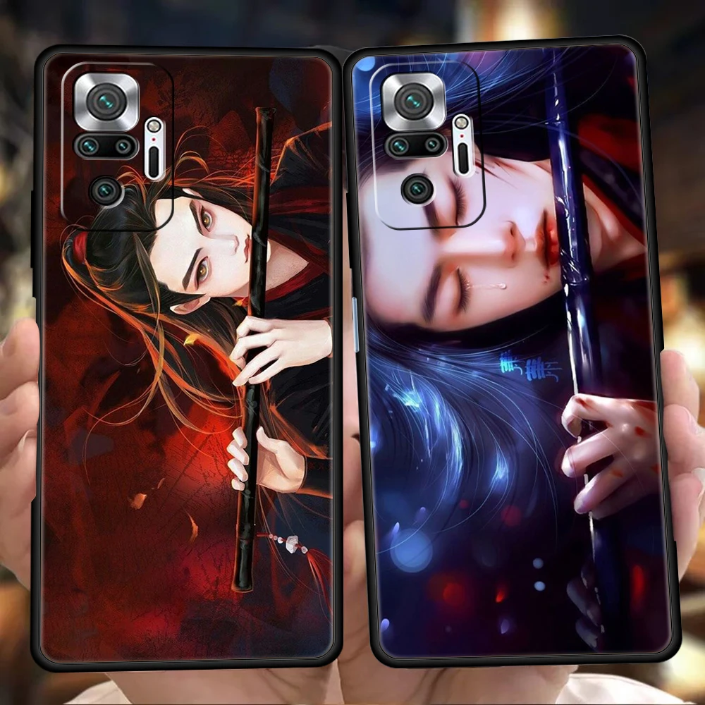 

Mo Dao Zu Shi Luxury Case For Redmi K50 Note 10 11 11T Pro 9 9s 8 8T 7 K40 Gaming 9A 9C 8A Pro Plus 5G Silicone Shell Fundas Bag