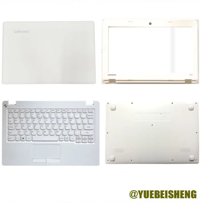 Новинка/орг для Lenovo Ideapad 100S-11IBY, задняя крышка ЖК-дисплея/Передняя панель/Упор для рук, английская клавиатура/Нижняя крышка, белый