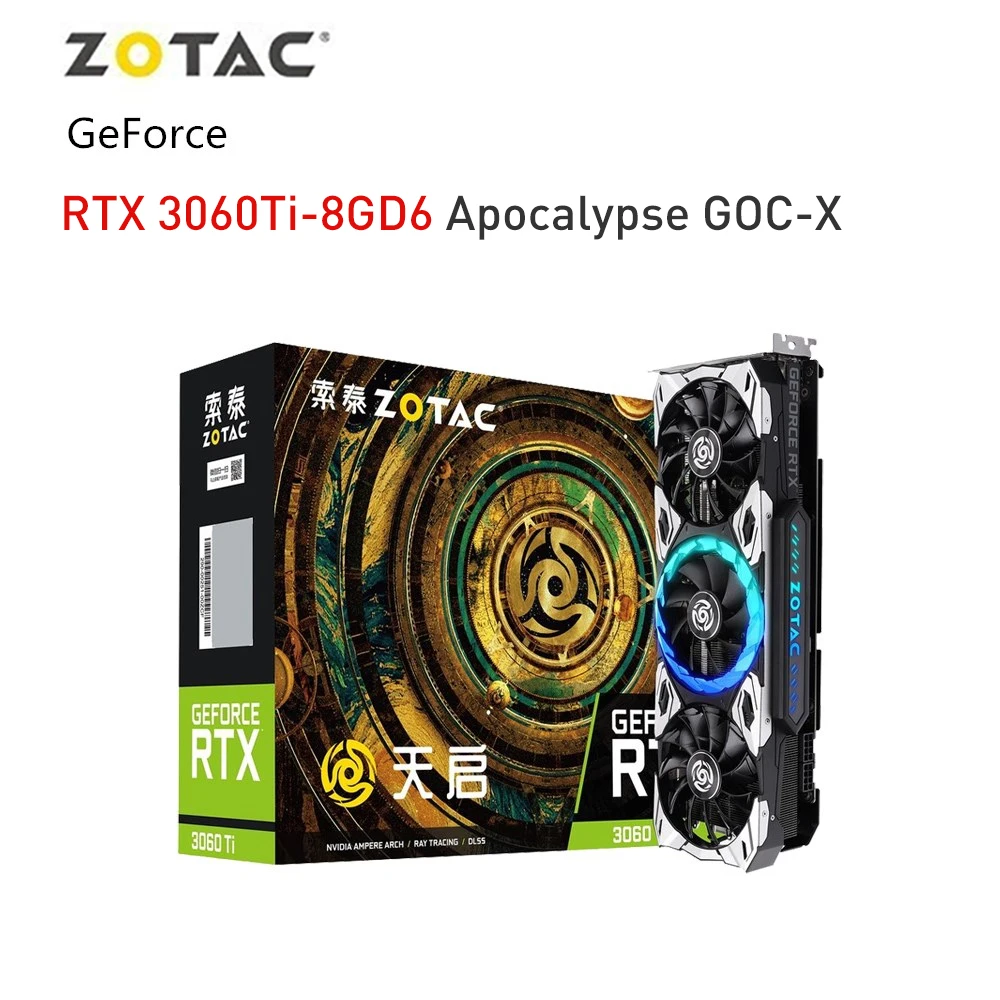  Видеокарта ZOTAC GDDR6 rtx 3060 3060Ti 3070 TI 3080 TI 8 ГБ 10 Гб 12 Гб 24 ГБ 