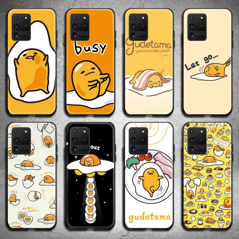 Смешной чехол gudetama Hello Kitty для Samsung Galaxy S21 Plus Ultra S20 FE M11 S8 S9 plus S10 5G lite 2020 |