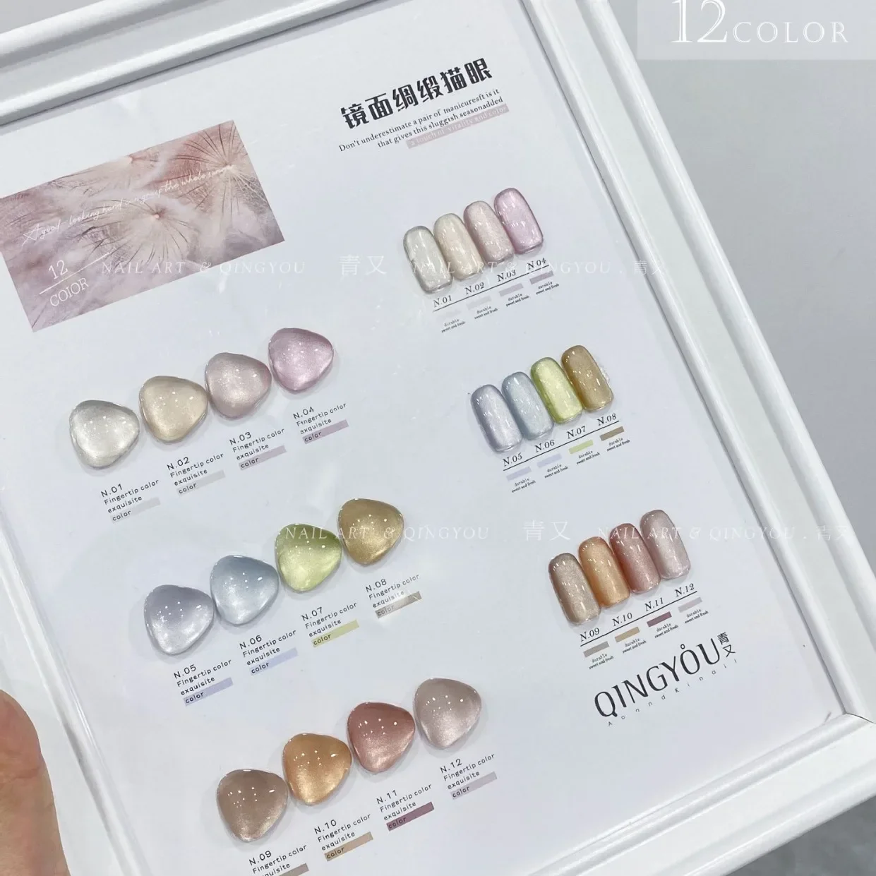 Зеркальный Блестящий мерцающий полуперманентный Гель-лак для ногтей кошачий