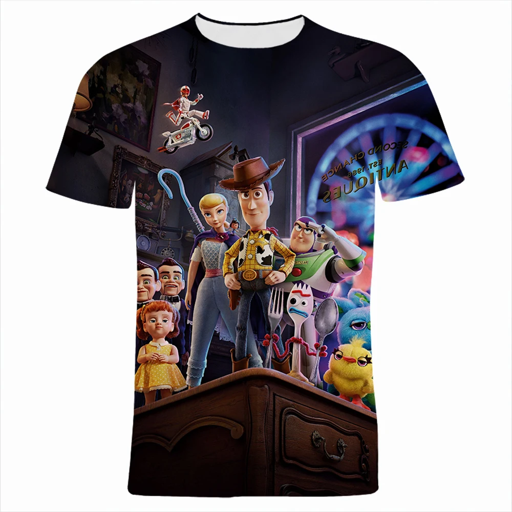 

Disney Toy Story T-Shirts Cartoon Anime 3D Print Streetwear Men Women Fashion Oversized T Shirt Kids Boy Girl Tees Tops Clothing