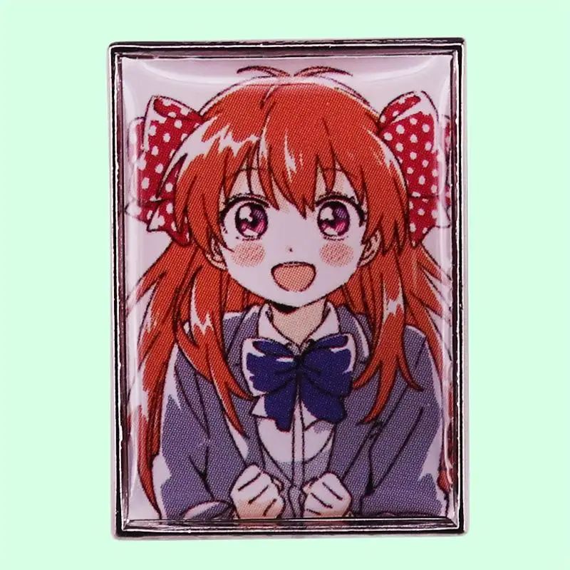 

Japanese Animation Girl Brooch Metal Badge Bag Accessories Enamel Pin Wrap Clothing Lapel Brooch Exquisite Badge Fashion Jewelry