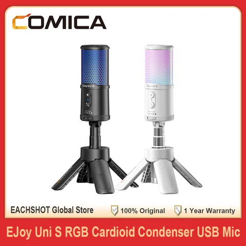 Comica EJoy Uni S RGB кардиоидный USB-микрофон