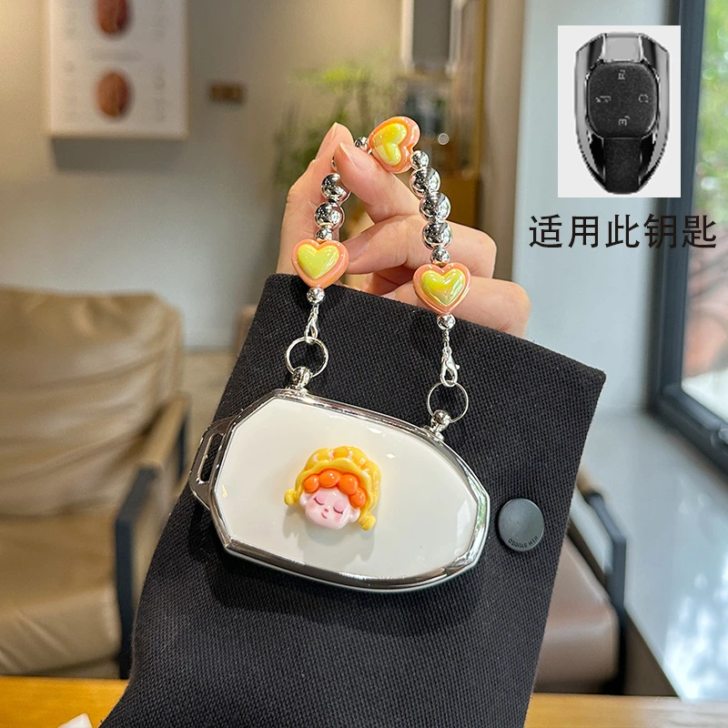 

Чехол для автомобильного ключа из ТПУ, чехол для дистанционного управления, женский брелок для ключей, сумка для GAC Trumpchi New Empow J11 J12 J13 J15 J16 GS8 GS4 GS3 Emzoom