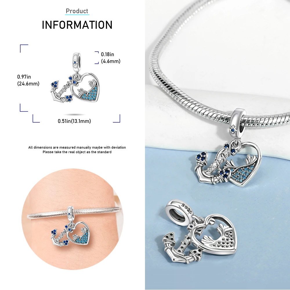 Подвеска в виде рыбы краба Кита и ракушки для браслета Pandora