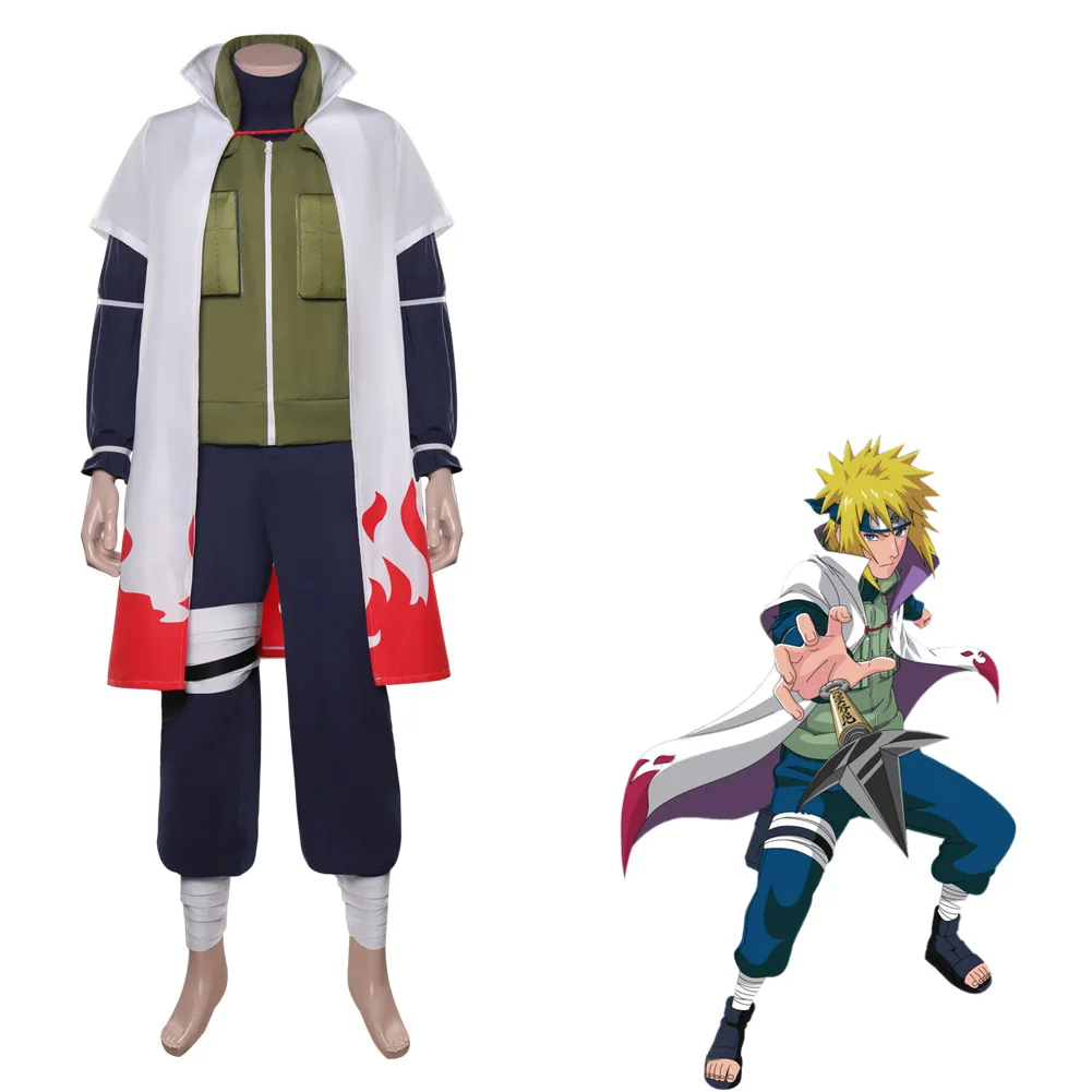 

Anime Namikaze Minato Cosplay Costume Outfits Halloween Carnival Suit