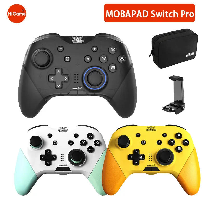 

MOBAPAD PRO Bluetooth Gamepad With Wake Up For Nintend Switch PC Android ios MacroProgramming Controller Support NFC