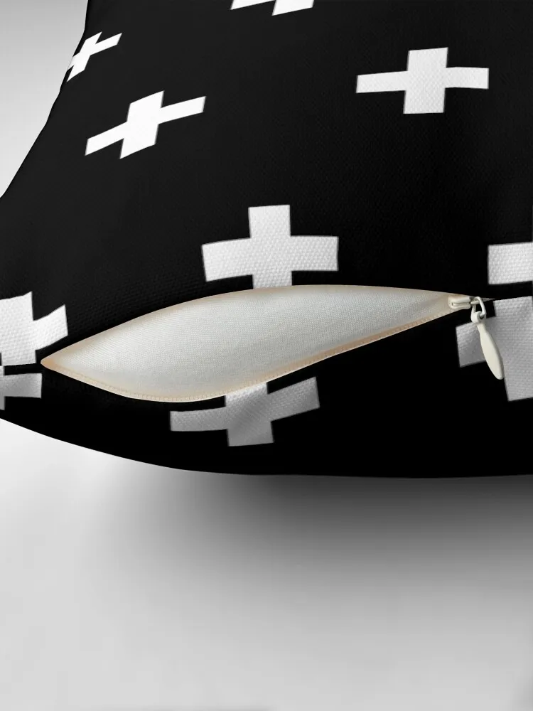 Швейцарские кресты с узором темные минималистичные монохромные скандинавские