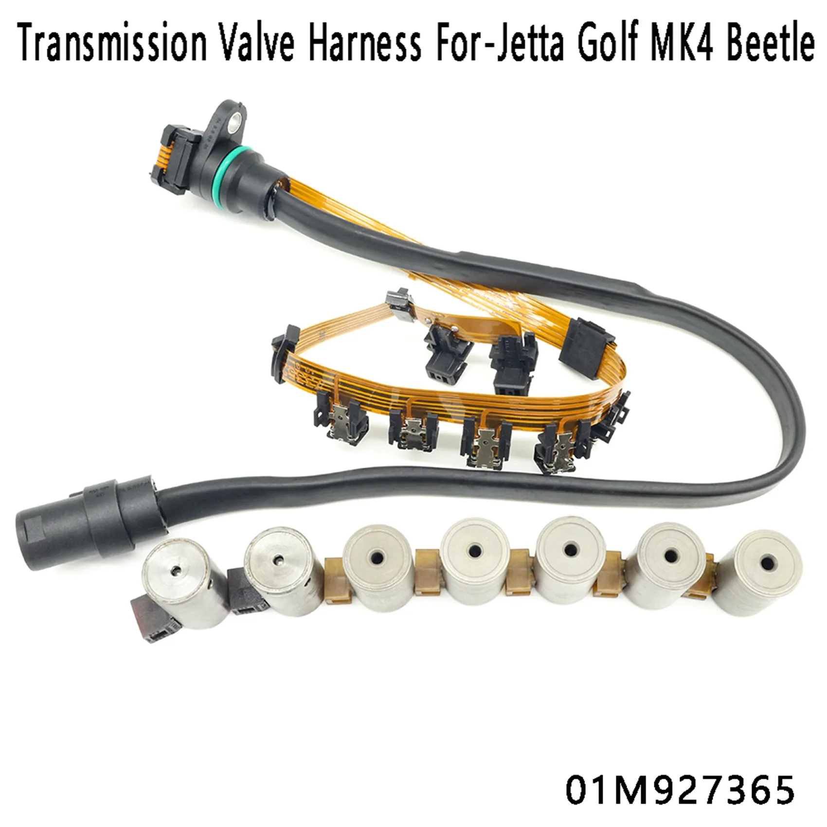 

Transmission Valve Harness Shift Solenoid Valve Transmission Solenoid Kit 01M927365 01M for-VW Jetta Golf MK4 Beetle