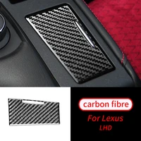 for toyota lexus ct200h 2011 2017 1pcs real carbon fiber ashtray cover panel sticker trim car interior accessories