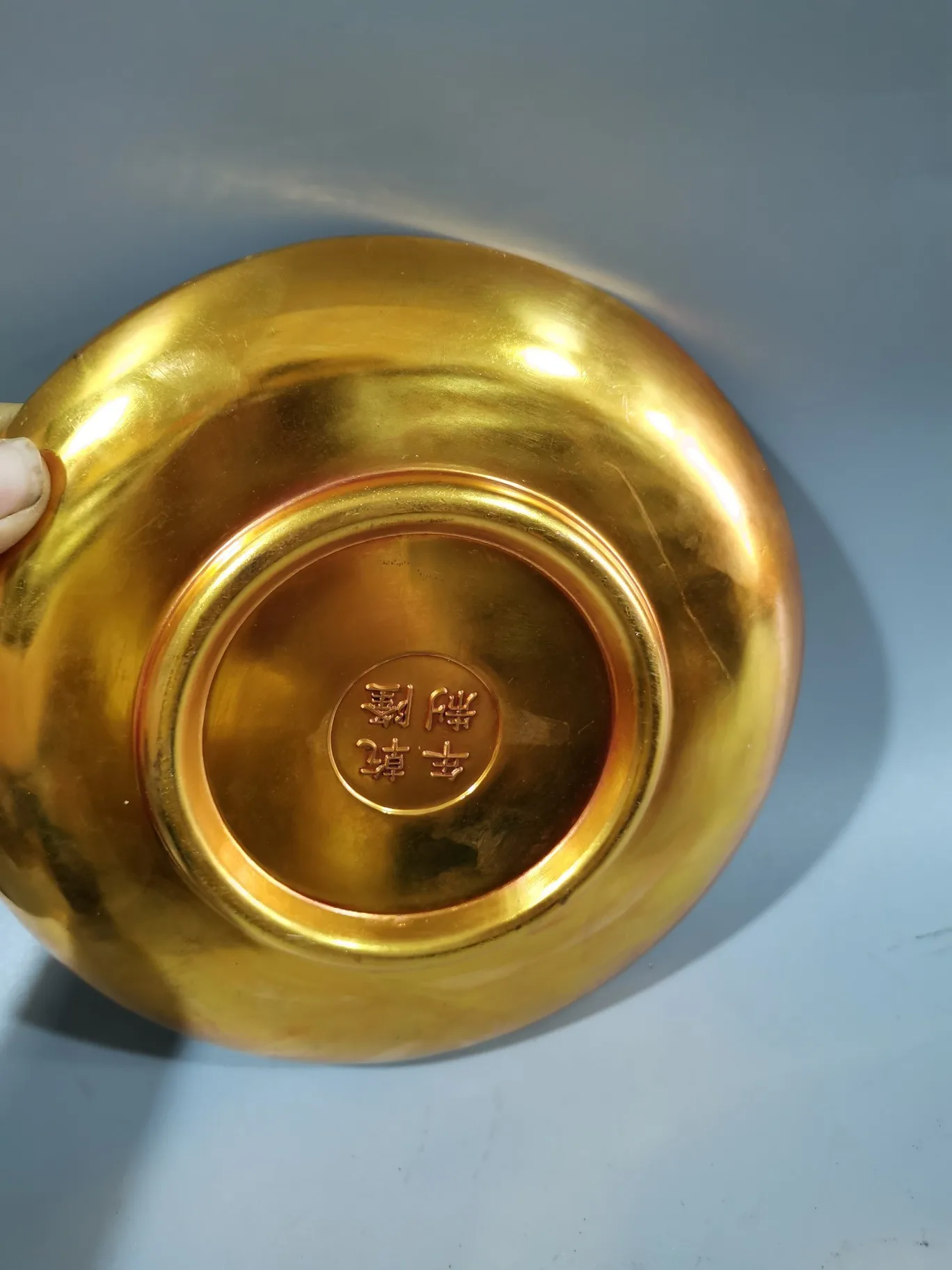 Золотая декоративная тарелка скульптура павлина орнамент простая креативная