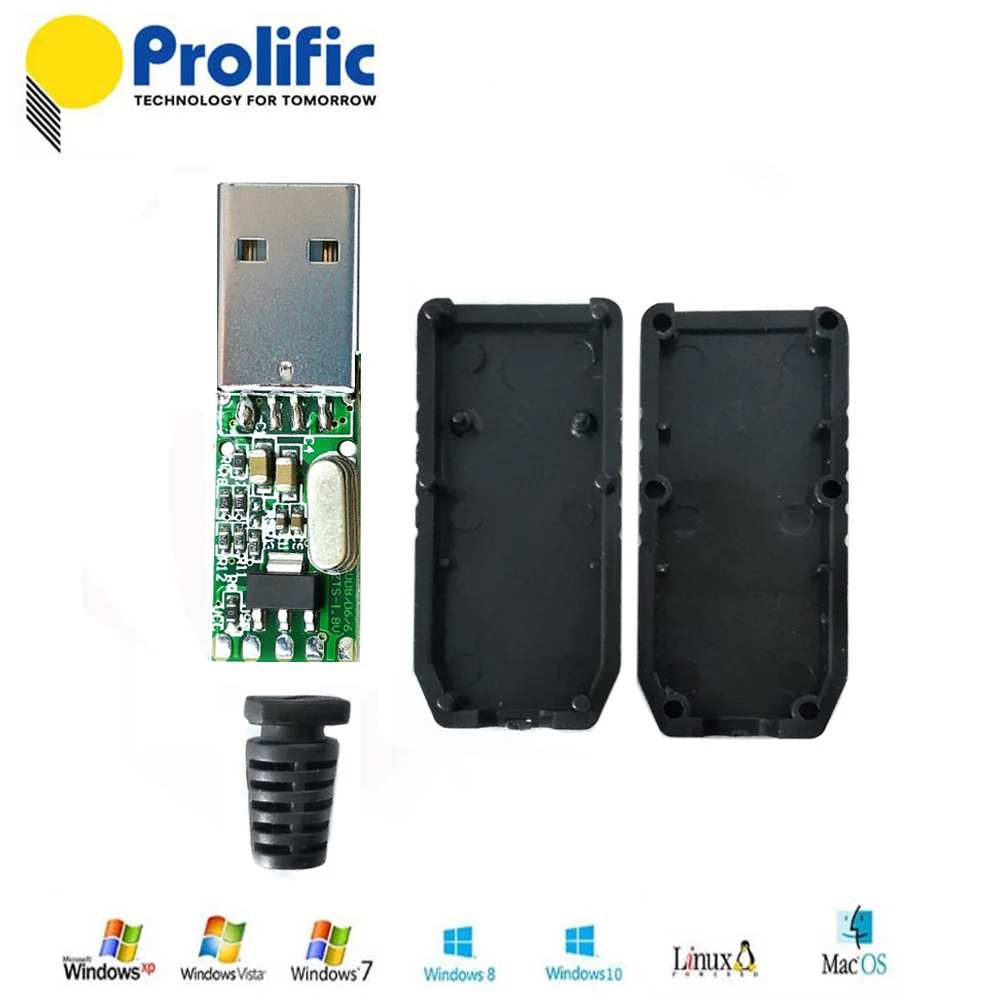 Prolific PL2303 USB к UART TTL 1V8 PCB адаптер Flash кабель DIY наборы для PLC MCU CPU
