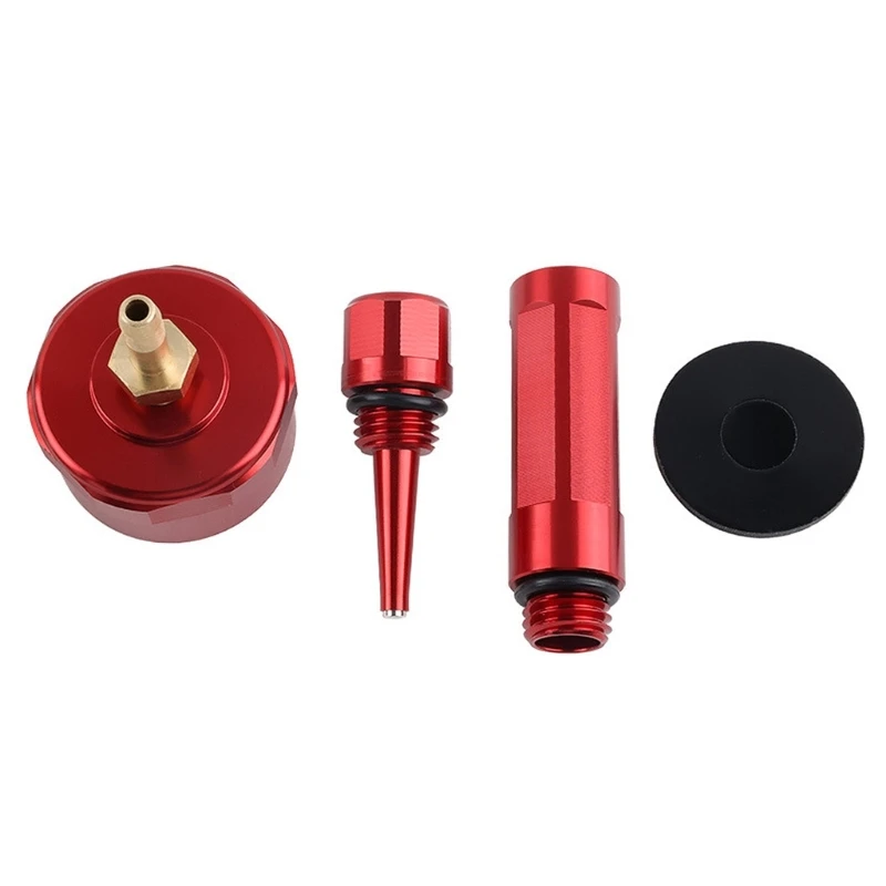 

Metal Extended Run Gas Cap with Brass Hose Fitting Mess Free Oil Changes Funnel Magnetic Oil Dipstick Oil Dip Stick J60F