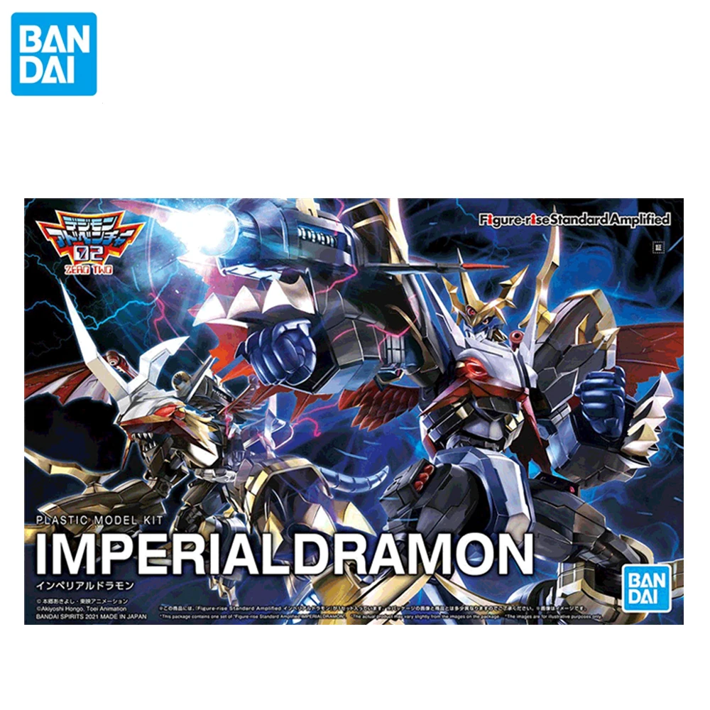 Оригинальные фигурки Bandai Digimon Приключения императордрамон Digimon FRS сборная аниме модель игрушки для детей 20 см
