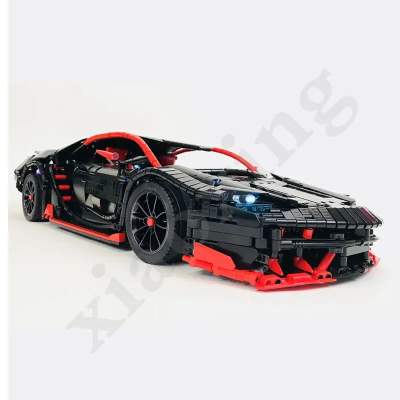 MOC-12560 электрический RC Supercar DIY Racing строительные блоки юбилейный спортивный