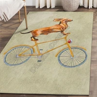 dachshund area rug 3d all over printed room mat floor anti slip carpet home decoration themed living room carpet 01