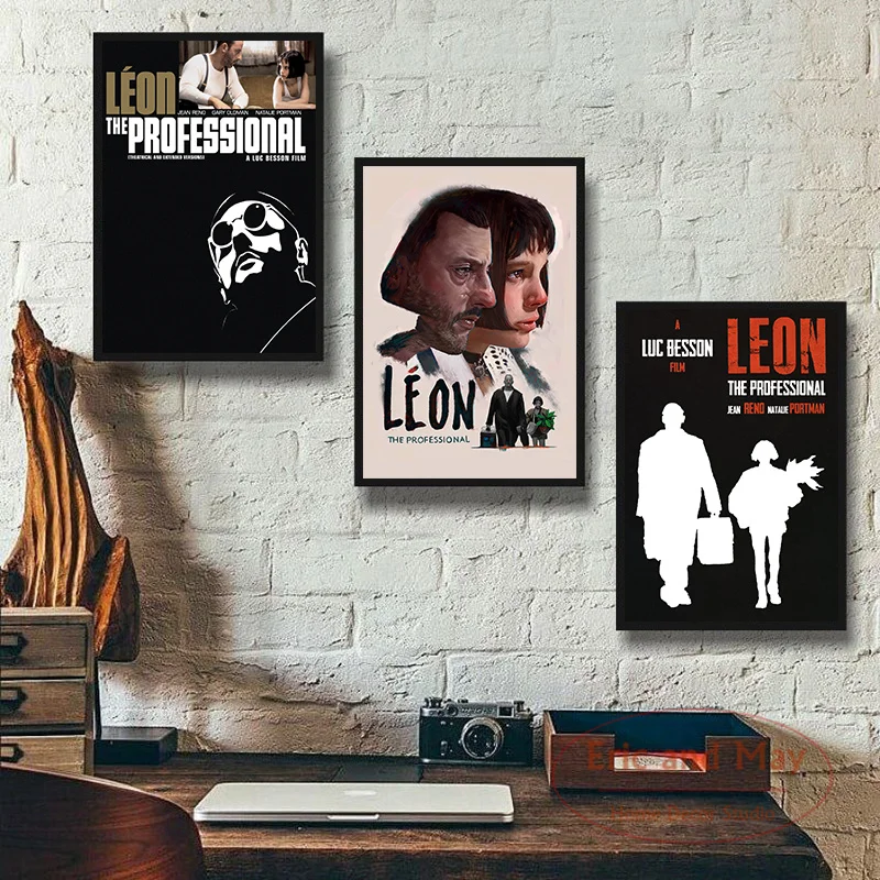 

Leon the professional Movie 1994 Posters And Prints Canvas Painting Wall Pictures For Living Room Film Decorative Home Decor