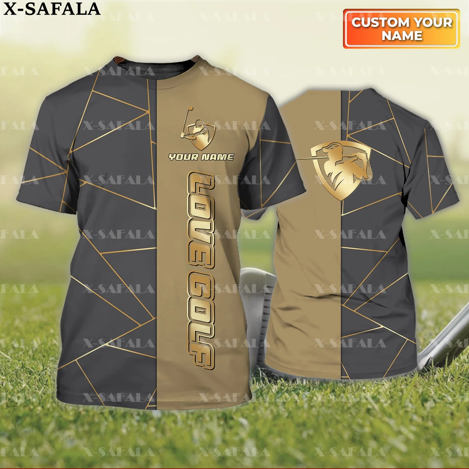 

Play Golf Player Club Personalized 3D Print High Quality Milk Fiber Normal T-shirt Summer Round Neck Men Female Casual Top-1