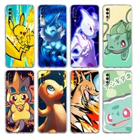 classic pokemon cute phone case for samsung galaxy a50 a70 a20 a30 a40 a20e a10 a10s a20s a02s a12 a22 a32 a52s a72 5g cover