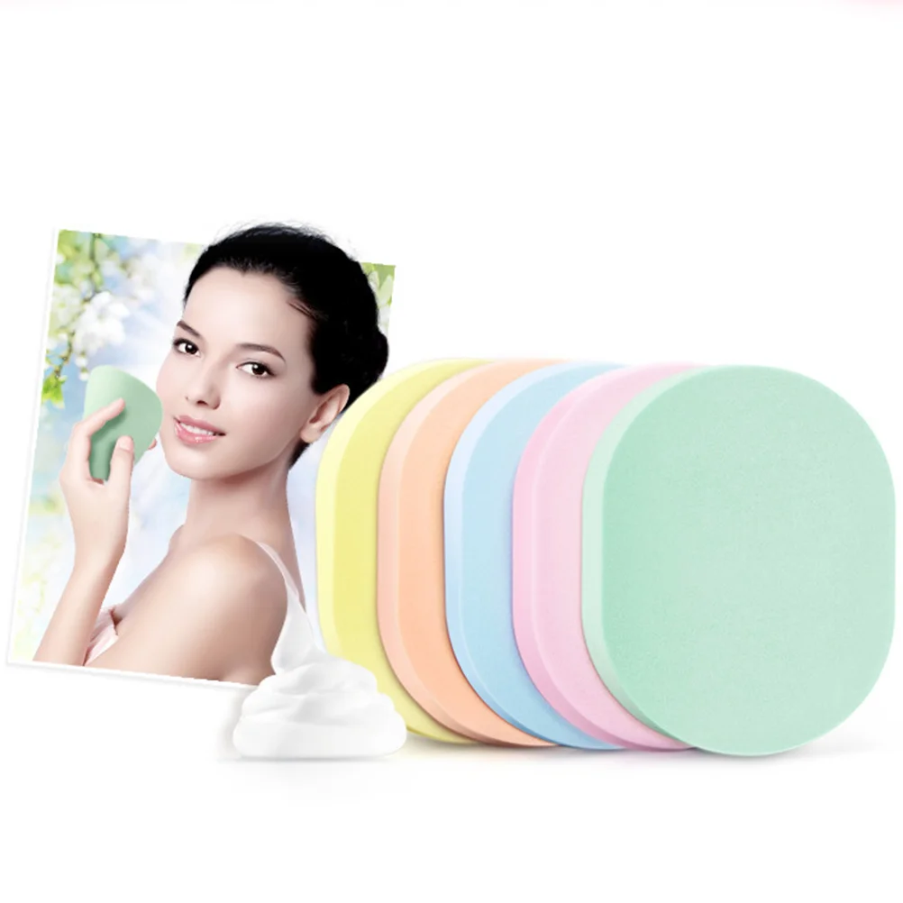 

Sponge Facial Face Puff Cleaning Makeup Cleansing Spongesremoval Compressed Pads Deep Care Skinspa Washing Round Wash Soft