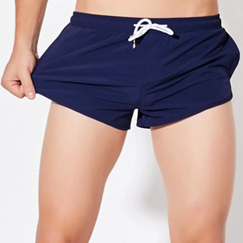 

Men's Running Shorts Stretch Quick Dry Fitness Sports Nylon Short Summer Jogging Casual Breathable Gym Shorts