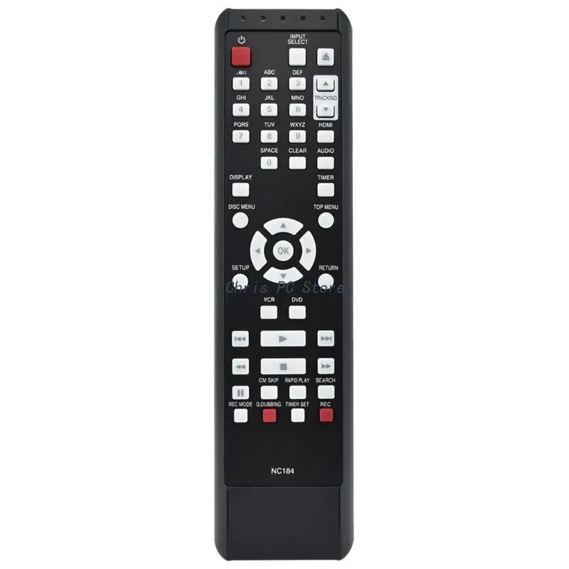 H8WA Universal NC184UH NC184 Replacement Remote Control Fit for SANYO DVD VCR Recorde