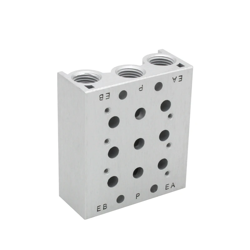 Серия SS5Y5-20 5-портовый корпус электромагнитного клапана Портовый коллектор для