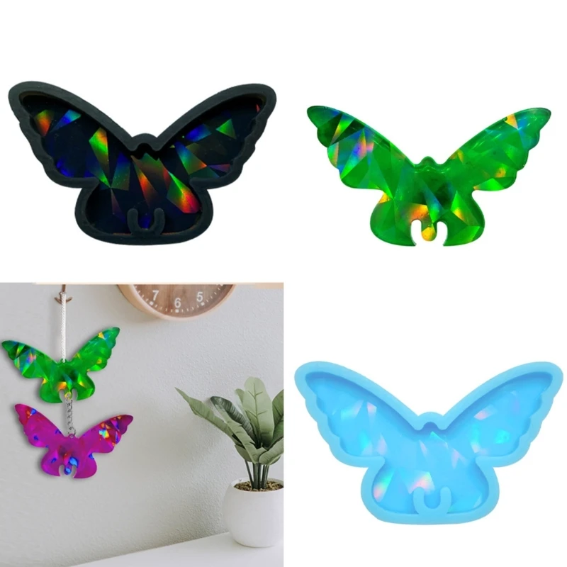 

Keychain Silicone Mold Moth Silicone Mold for Car Pendant Home Decors Crystal Epoxy Resin Mold Jewelry Making Mold Y08E