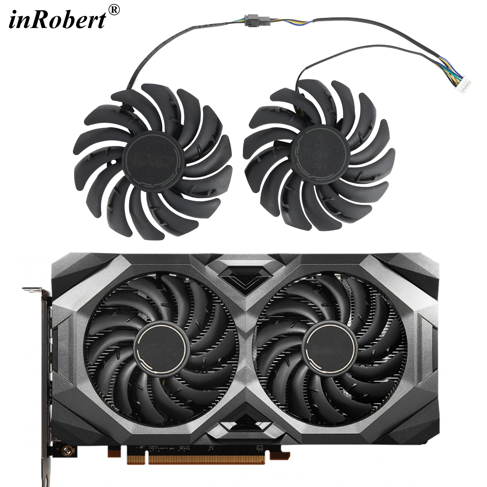 

Вентилятор охлаждения для видеокарты MSI RADEON RX 5600 5700 XT MECH OC, 87 мм
