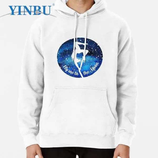 

Fly Me To The Moon Aerial Silks Pullover Hoodie Man sweatshirts new in Men's clothing fashion hoodies