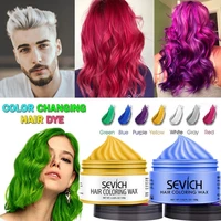 8 coloer temporary hair color dye hair paint wax unisex hair coloring cream wax mud modelling fashion trending party cosplay