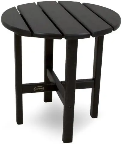 

Round 18" Side Table, White