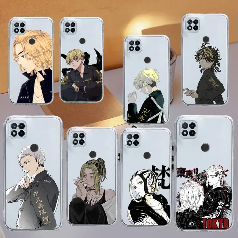 

Tokyo Avengers revengers anime Phone Case Transparent for Xiaomi redmi note x f poco 10 11 9 7 8 3 i t s E pro cover shell coque