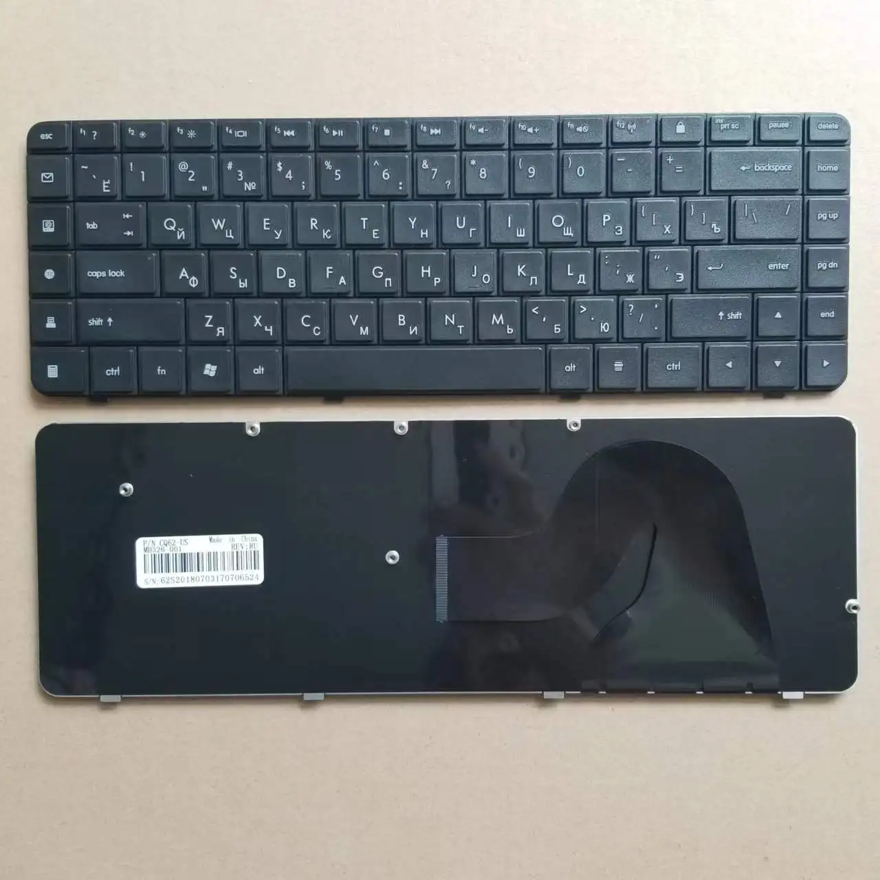 

Новая русская клавиатура для ноутбука HP Compaq CQ62 G62 CQ56 G56, Черная