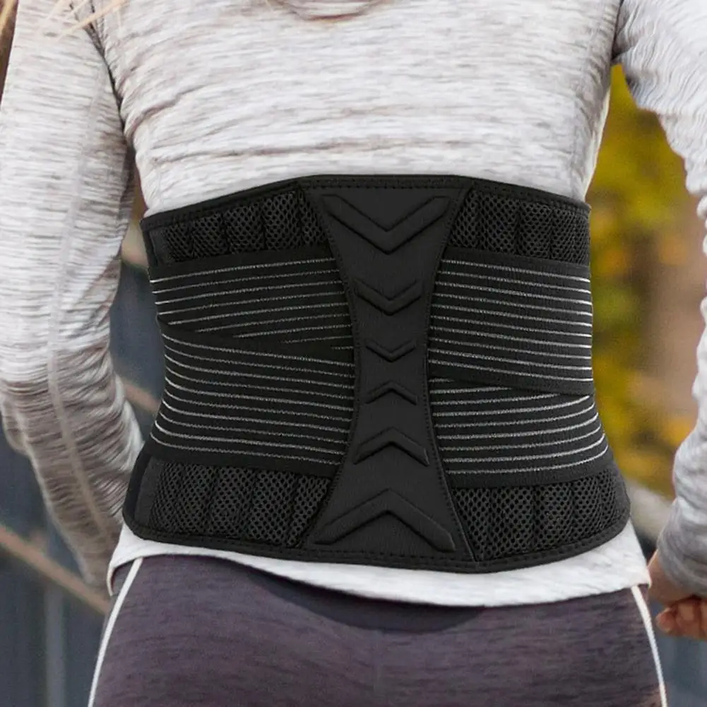 

Weight Lifting Waist Protector Premium Sports Waist Protection Belt Weight Lifting Support Compression Breathable for Hernia