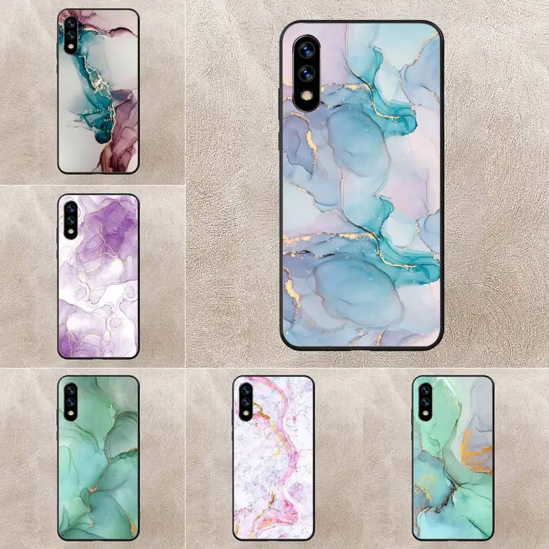 

Marble Art Fashion Phone Case For Huawei G7 G8 P7 P8 P9 P10 P20 P30 Lite Mini Pro P Smart Plus Cove Fundas