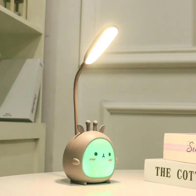 

New Creative Cartoon Deer Cute LED Rechargeable Eye Protection Night Lamp Student Bedroom Dormitory Folding Reading Desk Lamp