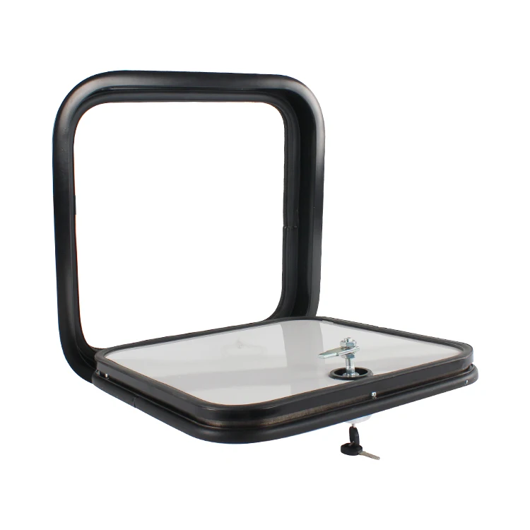 

TYTXRV High Quality RV Camper Caravan Motorhome Accessories 432mm Black Exterior Door RV caravan Hatch RV luggage door