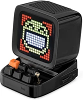 new arrival divoom ditoo retro pixel art game speakers audio system sound with 16x16 led display board portable speaker