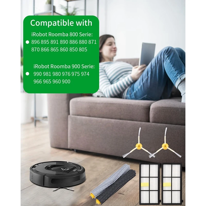 Запчасти для Irobot Roomba Series 800 900 аксессуары кистей 866 871 880 890 960 966 971