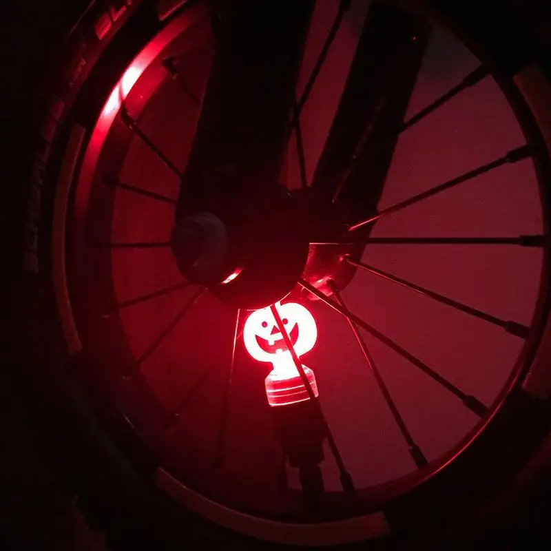 Фонарики колпачки для стержней шин фонарики умный датчик форма тыквы